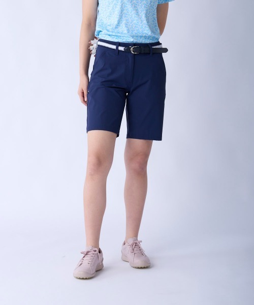 marie claire(マリ・クレール)の「【marie claire:マリ.クレール】レディースストレッチショートパンツ ゴルフ(その他パンツ・レディース・ブラック/ネイビー・LARGE/XX-LARGE/X-LARGE/MEDIUM)」の1枚目の写真
