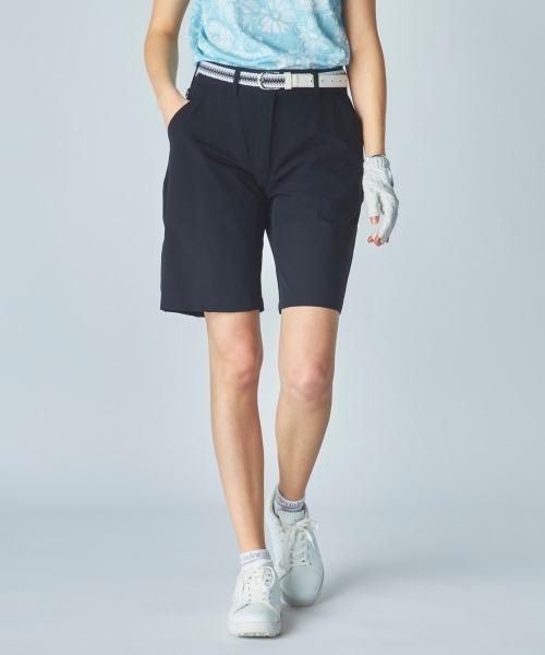 marie claire(マリ・クレール)の「【marie claire:マリ.クレール】レディースストレッチショートパンツ ゴルフ(その他パンツ・レディース・ブラック/ネイビー・LARGE/XX-LARGE/X-LARGE/MEDIUM)」の2枚目の写真
