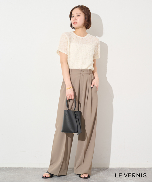 LE VERNIS(ル・ベルニ)の「LE VERNIS/ル・ベルニ Toe ring sandals(サンダル・レディース・ブラック・24.5cm/24cm/23.5cm/23cm)」の4枚目の写真