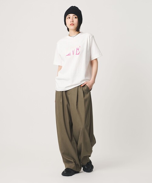 AMERICANA(アメリカーナ)の「<Americana>LIVE プリント Tシャツ(Tシャツ/カットソー・レディース・ホワイト/ベージュ・FREE)」の20枚目の写真
