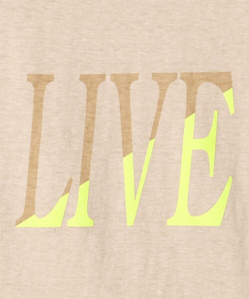 AMERICANA(アメリカーナ)の「<Americana>LIVE プリント Tシャツ(Tシャツ/カットソー・レディース・ホワイト/ベージュ・FREE)」の11枚目の写真
