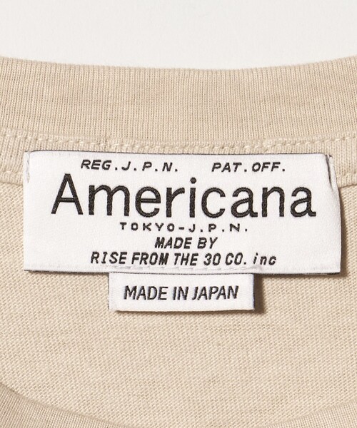 AMERICANA(アメリカーナ)の「<Americana>LIVE プリント Tシャツ(Tシャツ/カットソー・レディース・ホワイト/ベージュ・FREE)」の4枚目の写真