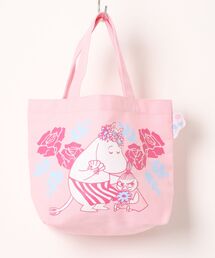 【 MOOMIN 】 カラーマチ付きバッグ 母の日 フラワー 26S4