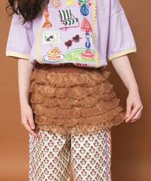 キッズのスカート（ブラウン/茶色系・フリル）ファッション通販 - ZOZOTOWN