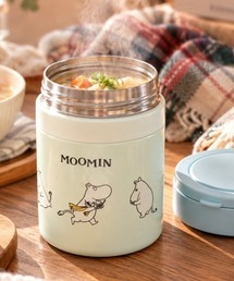 MOOMIN（ムーミン）の「〈MOOMIN/ムーミン〉 ユニークフェイス 折りたたみ ハンドル付 デリカポット LJFO5（お弁当箱）」