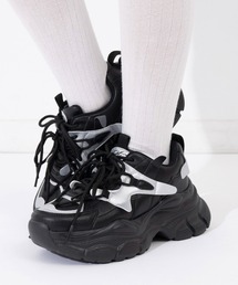 ANAP GiRL（アナップガール）の「ダブルリボン ダットスニーカー（スニーカー）」