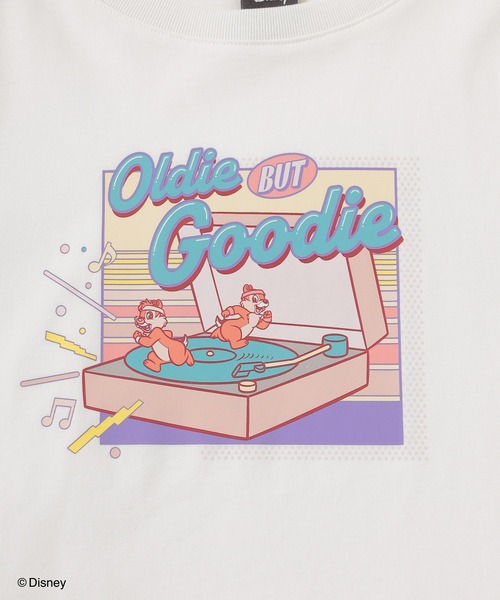 Honeys(ハニーズ)の「【ハニさら・接触冷感・UVカット】ディズニー/Tシャツ(Tシャツ/カットソー・レディース・ホワイト/ピンク/グリーン/ライトブルー/ブラック・L/M/S)」の10枚目の写真