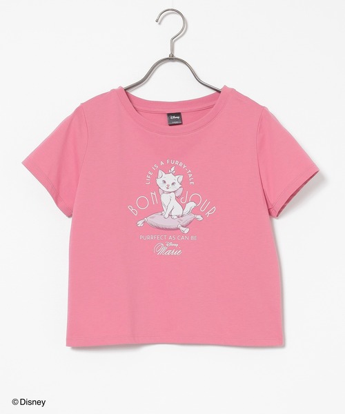 Honeys(ハニーズ)の「【ハニさら・接触冷感・UVカット】ディズニー/Tシャツ(Tシャツ/カットソー・レディース・ホワイト/ピンク/グリーン/ライトブルー/ブラック・L/M/S)」の20枚目の写真