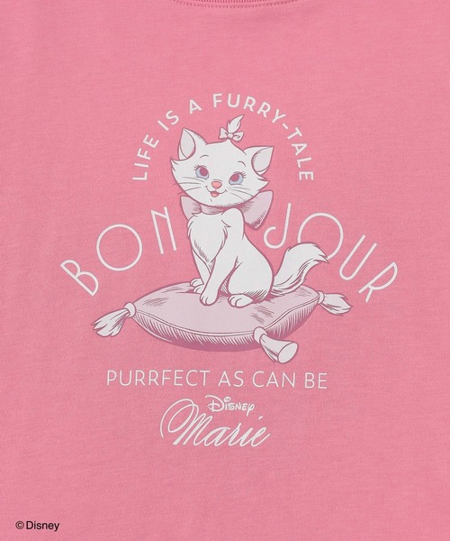 Honeys(ハニーズ)の「【ハニさら・接触冷感・UVカット】ディズニー/Tシャツ(Tシャツ/カットソー・レディース・ホワイト/ピンク/グリーン/ライトブルー/ブラック・L/M/S)」の21枚目の写真