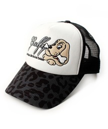 GALFY（ガルフィー）の「GALFY（ガルフィー）ギャルとギャル男のたしなみCAP/レオパード柄 メッシュキャップ（キャップ）」