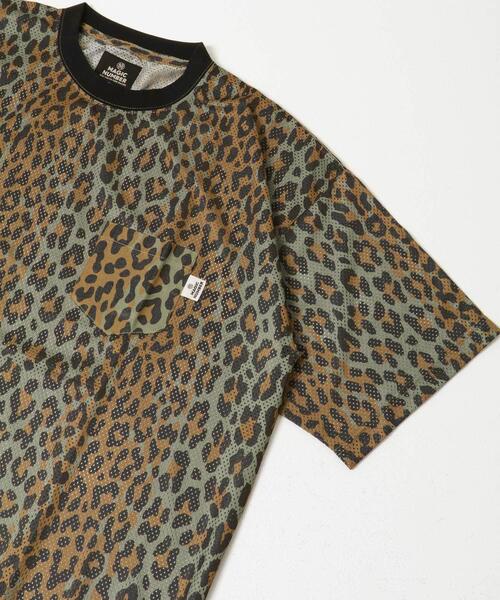 MAGIC NUMBER(マジック ナンバー)の「MAGIC NUMBER MESH LEOPARD T-SHIRTS(Tシャツ/カットソー・メンズ・ブラウン・MEDIUM/LARGE)」の3枚目の写真