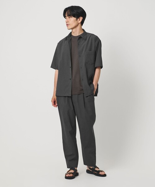 BEAUTY&YOUTH UNITED ARROWS（ビューティーアンドユースユナイテッドアローズ）の「KOMATSU PACK トロピカル 1P テーパード イージー パンツ NO.6 ストレッチ 吸水速乾 UVカット セットアップ対応（その他パンツ・メンズ・ダークグレー/ベージュ/ブラック・L/S/M/XL）」の10枚目の写真