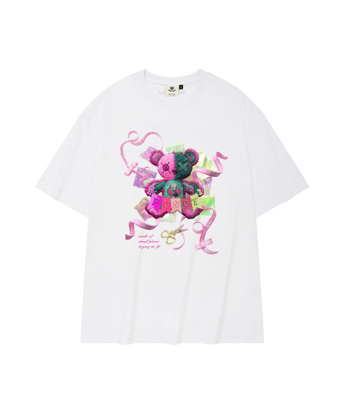 DYSFUNCT(ディスファンクト)の「FUNCT STUDDED BEARS T-SHIRT(WHITE)(Tシャツ/カットソー・レディース・その他・SMALL/MEDIUM/LARGE)」の4枚目の写真
