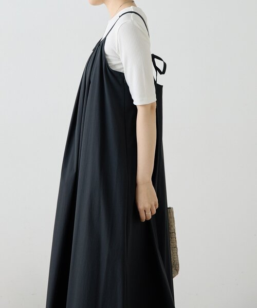 ear PAPILLONNER（イアパピヨネ）の「キャミワンピース【SUM1 STYLE】（ワンピース・レディース・ブラック・FREE）」の7枚目の写真