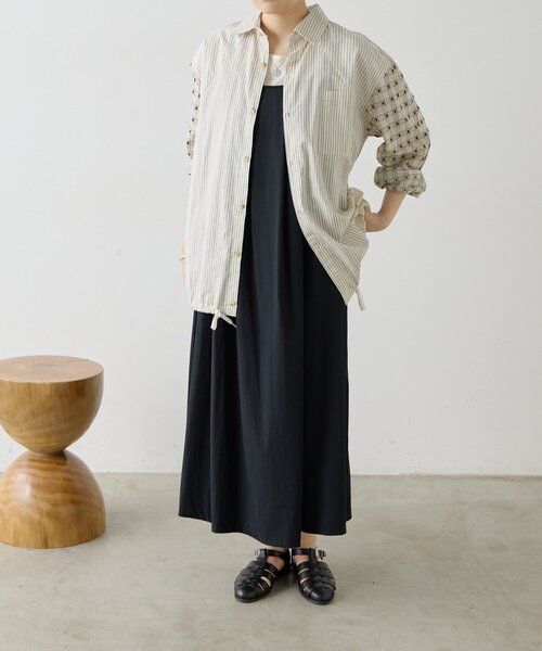 ear PAPILLONNER（イアパピヨネ）の「キャミワンピース【SUM1 STYLE】（ワンピース・レディース・ブラック・FREE）」の10枚目の写真