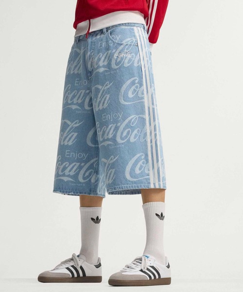 adidas(アディダス)の「コカ・コーラ クラシック スポーツ デニム ショーツ / ハーフパンツ / アディダスオリジナルス adidas Originals(デニムパンツ・メンズ・ブルー・XX-LARGE/3XL/LARGE/MEDIUM/SMALL/X-LARGE/X-SMALL)」の5枚目の写真