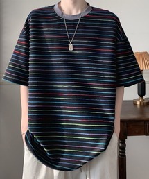 Neon Border Tee ネオンボーダーTシャツ