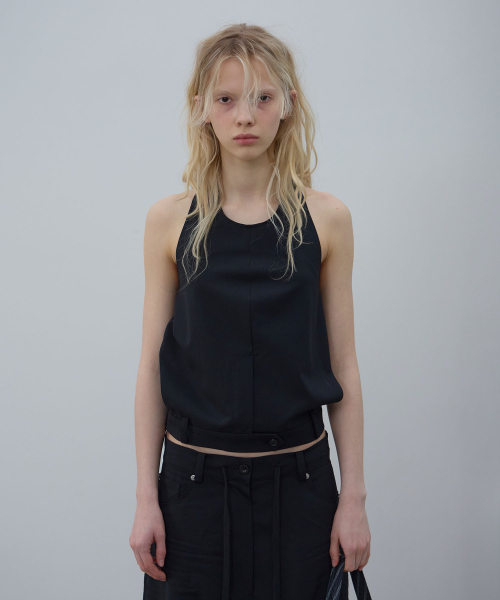 LCDC TM（エルシーディーシーティーエム）の「BLACK TAILORED HALTER (BLACK)（その他トップス・レディース・その他・SMALL/MEDIUM）」の5枚目の写真