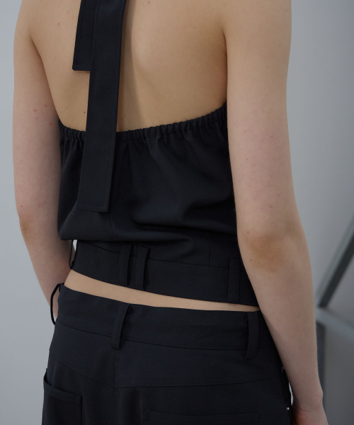 LCDC TM（エルシーディーシーティーエム）の「BLACK TAILORED HALTER (BLACK)（その他トップス・レディース・その他・SMALL/MEDIUM）」の10枚目の写真
