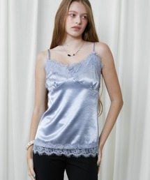 Lace Satin Camisole / レースサテンキャミソール