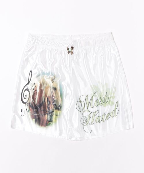 L.H.P(エルエイチピー)の「HOLECO/ホレコ/Kiki Printed Shorts(その他パンツ・レディース・シルバー/ホワイト・F)」の8枚目の写真