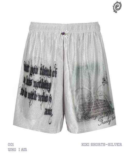 L.H.P(エルエイチピー)の「HOLECO/ホレコ/Kiki Printed Shorts(その他パンツ・レディース・シルバー/ホワイト・F)」の6枚目の写真