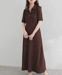 タックフレアポロワンピース