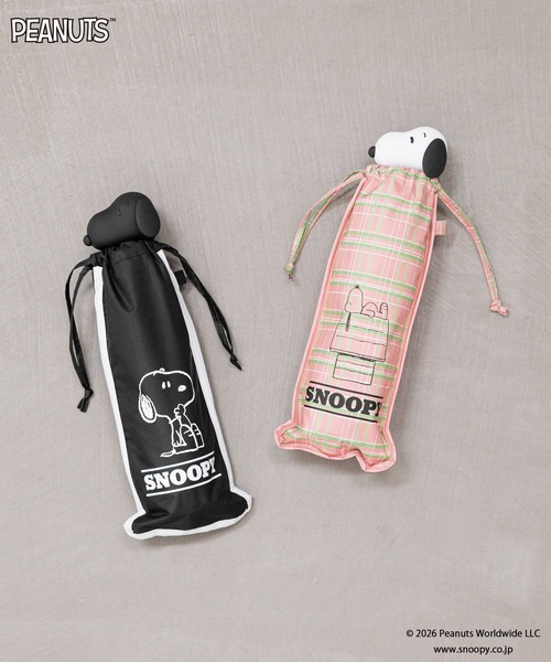 LOWRYS FARM(ローリーズファーム)の「【SNOOPY】miniカサ 647134/GOODS(折りたたみ傘・レディース・ピンク/ブラック・FREE)」の14枚目の写真