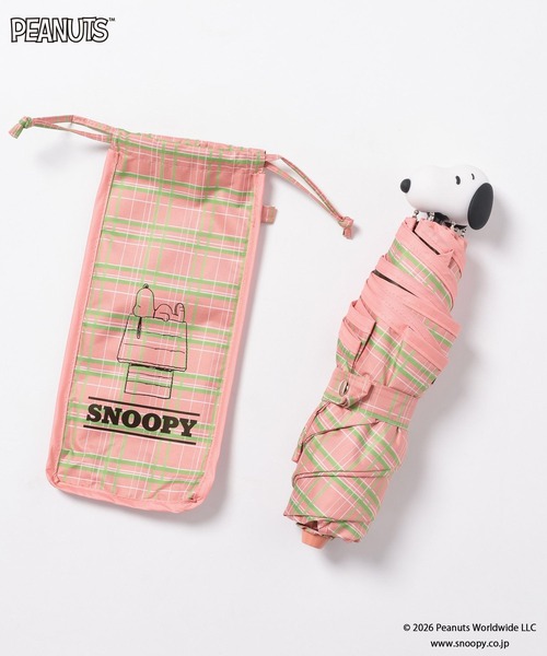 LOWRYS FARM(ローリーズファーム)の「【SNOOPY】miniカサ 647134/GOODS(折りたたみ傘・レディース・ピンク/ブラック・FREE)」の19枚目の写真