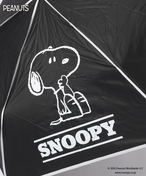 LOWRYS FARM(ローリーズファーム)の「【SNOOPY】miniカサ 647134/GOODS(折りたたみ傘・レディース・ピンク/ブラック・FREE)」の6枚目の写真