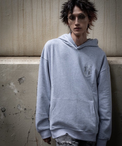 gibous(ギボス)の「gibous/ギボス/G hoodie(パーカー・レディース・グレー/ブラック・F)」の2枚目の写真