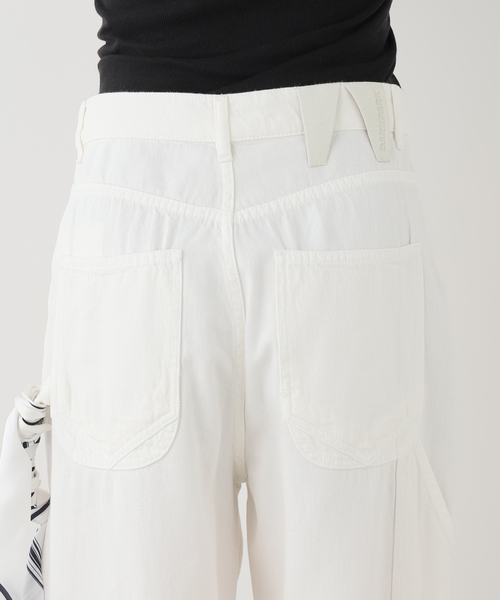 journal standard L'essage（ジャーナルスタンダードレサージュ）の「DARKPARK/ダークパーク LISA - SCARF ADORNED LOOSE FIT パンツ（デニムパンツ・レディース・ホワイト・26/25/24）」の7枚目の写真