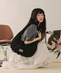 loin nuit（ロワンニュイ）の「many gather hand bag / メニーギャザーハンドバッグ（ハンドバッグ）」