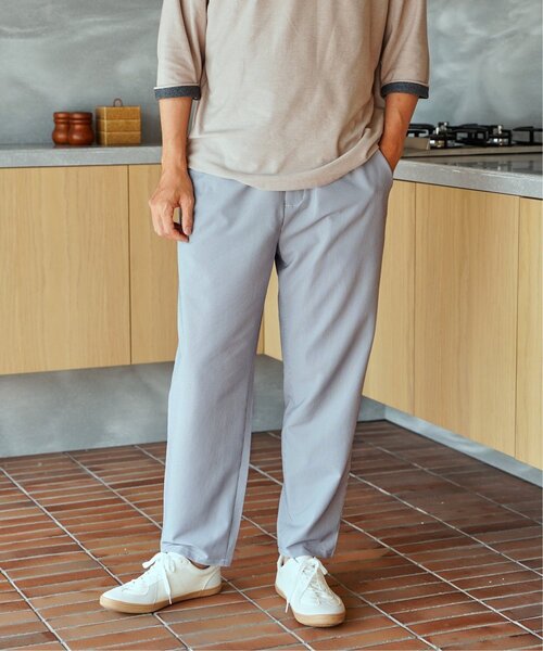 ikka(イッカ)の「【接触冷感】シアサッカーパンツ(その他パンツ・メンズ・ブラウン/ブルー/チャコール・M/L/XL/S)」の8枚目の写真