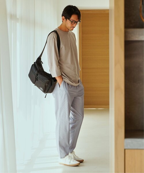 ikka(イッカ)の「【接触冷感】シアサッカーパンツ(その他パンツ・メンズ・ブラウン/ブルー/チャコール・M/L/XL/S)」の13枚目の写真