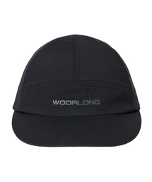 WOOALONG | Nylon ciculate cap - BLACK(キャップ)
