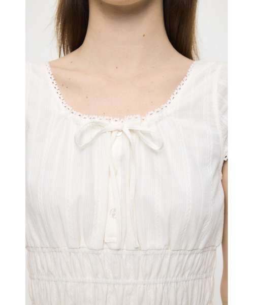 MOUSSY(マウジー)の「COTTON LACE MINI ドレス(ワンピース・レディース・ブラック/ネイビー/ホワイト・1/2)」の13枚目の写真