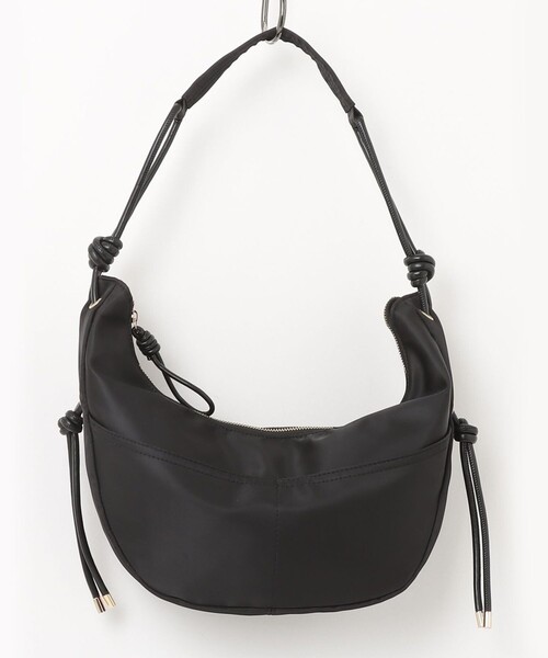 CACHELLIE(カシェリエ)の「【Cachellie/カシェリエ】ナイロンハーフショルダーバッグ(ショルダーバッグ・レディース・シルバー/ブラック・FREE)」の8枚目の写真