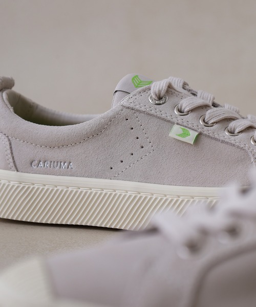CARIUMA（カリウマ）の「OCA Low Suede Sneaker スウェード スニーカー（スニーカー・メンズ・ブルー/ライトグレー・US-7/US-7h/US-6/US8/US-8/US8.5/US-6h/US-9）」の3枚目の写真