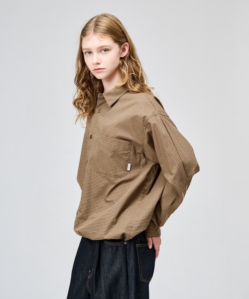 WETTEMPT(ウィテンプト)の「MICRO CHECK L/S SHIRT / マイクロチェックL/Sシャツ(シャツ/ブラウス・メンズ・ブルー/ネイビー/ブラウン・SMALL/MEDIUM/LARGE)」の7枚目の写真