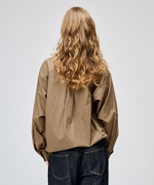 WETTEMPT(ウィテンプト)の「MICRO CHECK L/S SHIRT / マイクロチェックL/Sシャツ(シャツ/ブラウス・メンズ・ブルー/ネイビー/ブラウン・SMALL/MEDIUM/LARGE)」の8枚目の写真