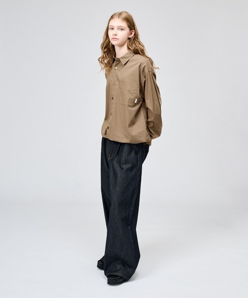 WETTEMPT(ウィテンプト)の「MICRO CHECK L/S SHIRT / マイクロチェックL/Sシャツ(シャツ/ブラウス・メンズ・ブルー/ネイビー/ブラウン・SMALL/MEDIUM/LARGE)」の11枚目の写真