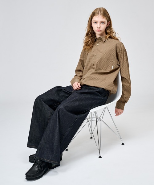 WETTEMPT(ウィテンプト)の「MICRO CHECK L/S SHIRT / マイクロチェックL/Sシャツ(シャツ/ブラウス・メンズ・ブルー/ネイビー/ブラウン・SMALL/MEDIUM/LARGE)」の17枚目の写真