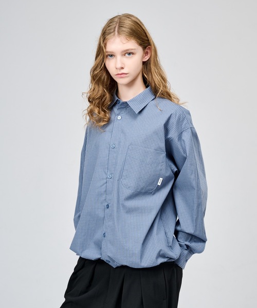 WETTEMPT(ウィテンプト)の「MICRO CHECK L/S SHIRT / マイクロチェックL/Sシャツ(シャツ/ブラウス・メンズ・ブルー/ネイビー/ブラウン・SMALL/MEDIUM/LARGE)」の22枚目の写真