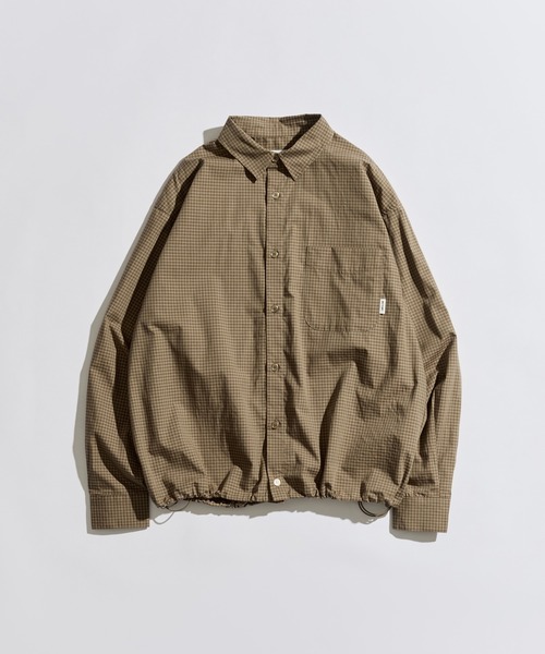 WETTEMPT(ウィテンプト)の「MICRO CHECK L/S SHIRT / マイクロチェックL/Sシャツ(シャツ/ブラウス・メンズ・ブルー/ネイビー/ブラウン・SMALL/MEDIUM/LARGE)」の4枚目の写真