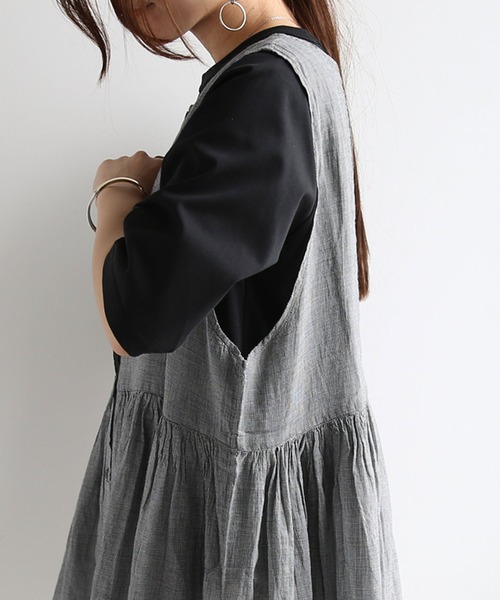 and it_(アンドイット)の「フロントタックサイドギャザー2ウェイベスト(ベスト・レディース・その他・M-L)」の18枚目の写真