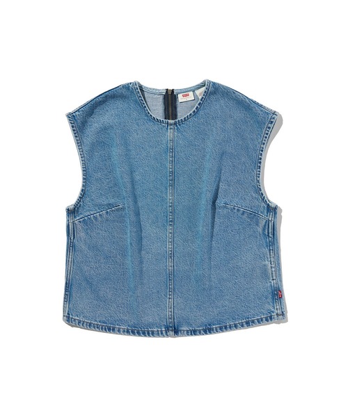 Levi's(リーバイス)の「Levi's/リーバイス デニムTシャツ(Tシャツ/カットソー・レディース・インディゴブルー・XS/M/S)」の4枚目の写真