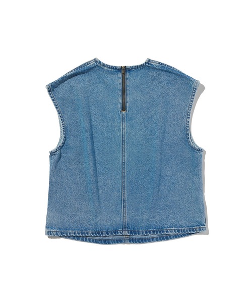 Levi's(リーバイス)の「Levi's/リーバイス デニムTシャツ(Tシャツ/カットソー・レディース・インディゴブルー・XS/M/S)」の5枚目の写真