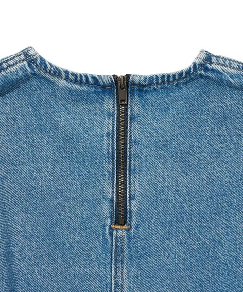 Levi's(リーバイス)の「Levi's/リーバイス デニムTシャツ(Tシャツ/カットソー・レディース・インディゴブルー・XS/M/S)」の9枚目の写真