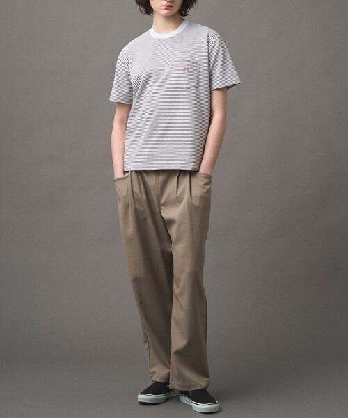 DANTON(ダントン)の「Women’s Short Sleeve Pocket T-Shirt Stripe(Tシャツ/カットソー・レディース・ブラック系その他/ブラウン系その他2/ブルー系その他5/ホワイト系その他・XS/M/S)」の7枚目の写真